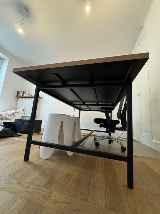 Duży stół kuchenny loft lub biurko 220 x 90 cm