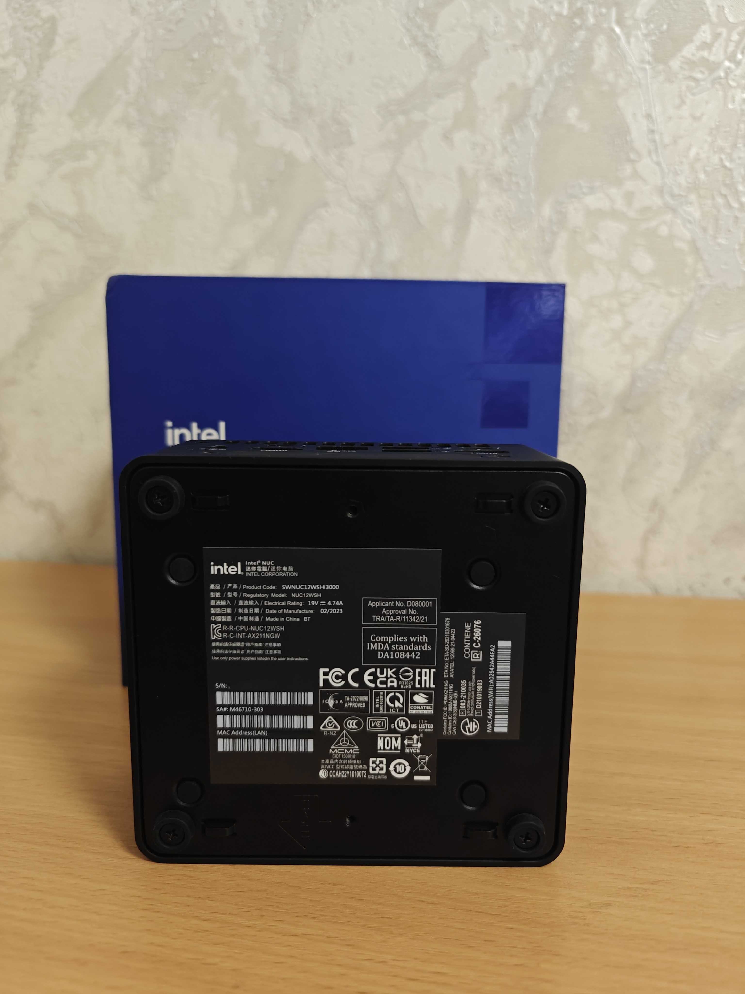 Мини-ПК Intel NUC 12 Pro Kit (Core i3-1220P, 32RAM, 1TB SSD)