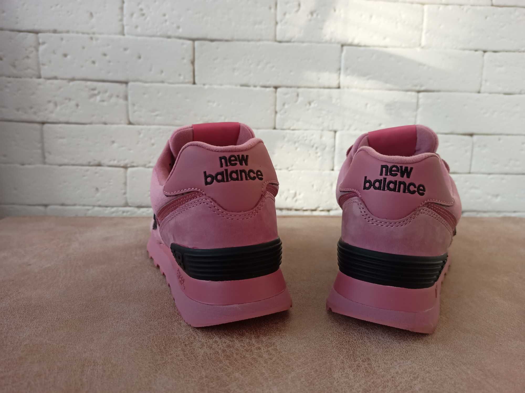 NEW BALANCE Женские сиреневые замшевые кроссовки 574