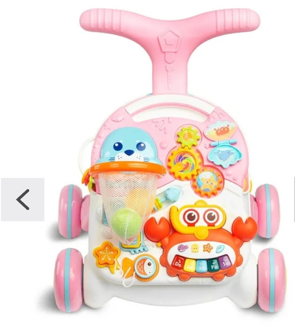 Toyz, Spark, chodzik, stolik edukacyjny, 2w1, pink