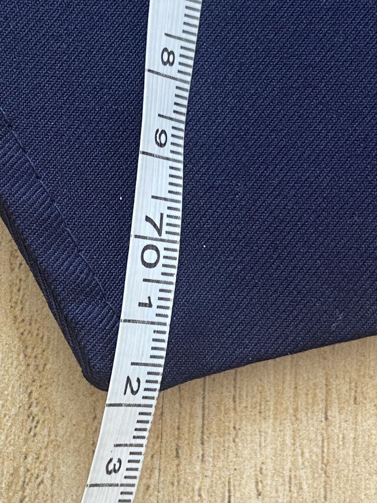 Shein XL granatowa kamizelka na guziki damska elegancka Vintage