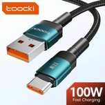 Kabel USB C 6A 100W zielony