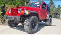 Jeep Wrangler 4.0 4x4 twardy dach oryginal, ZDROWY