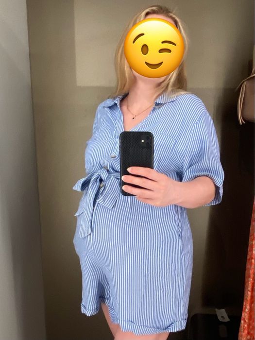 Льняний комбінезон