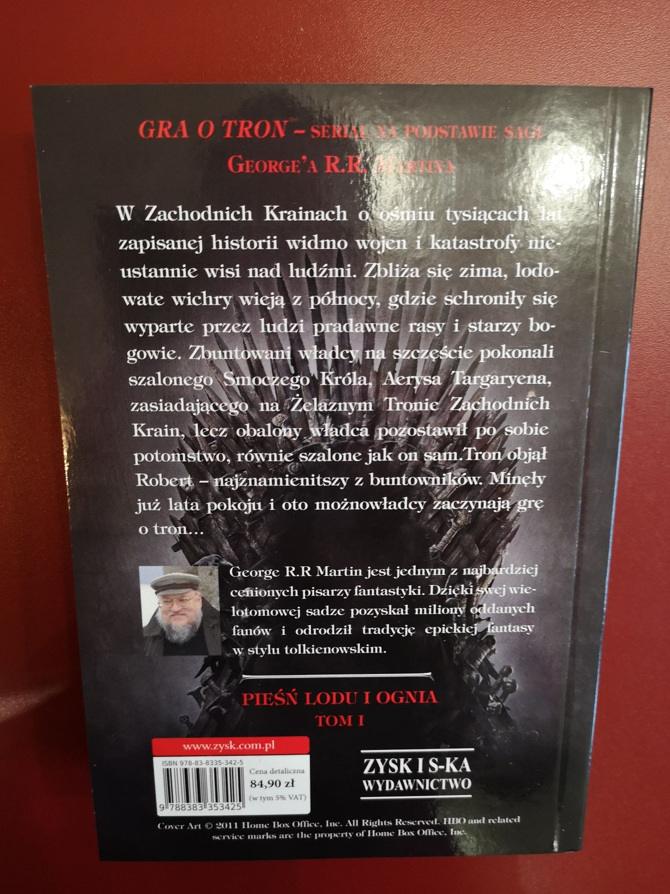 Książka "Gra o Tron" George R. R. Martin