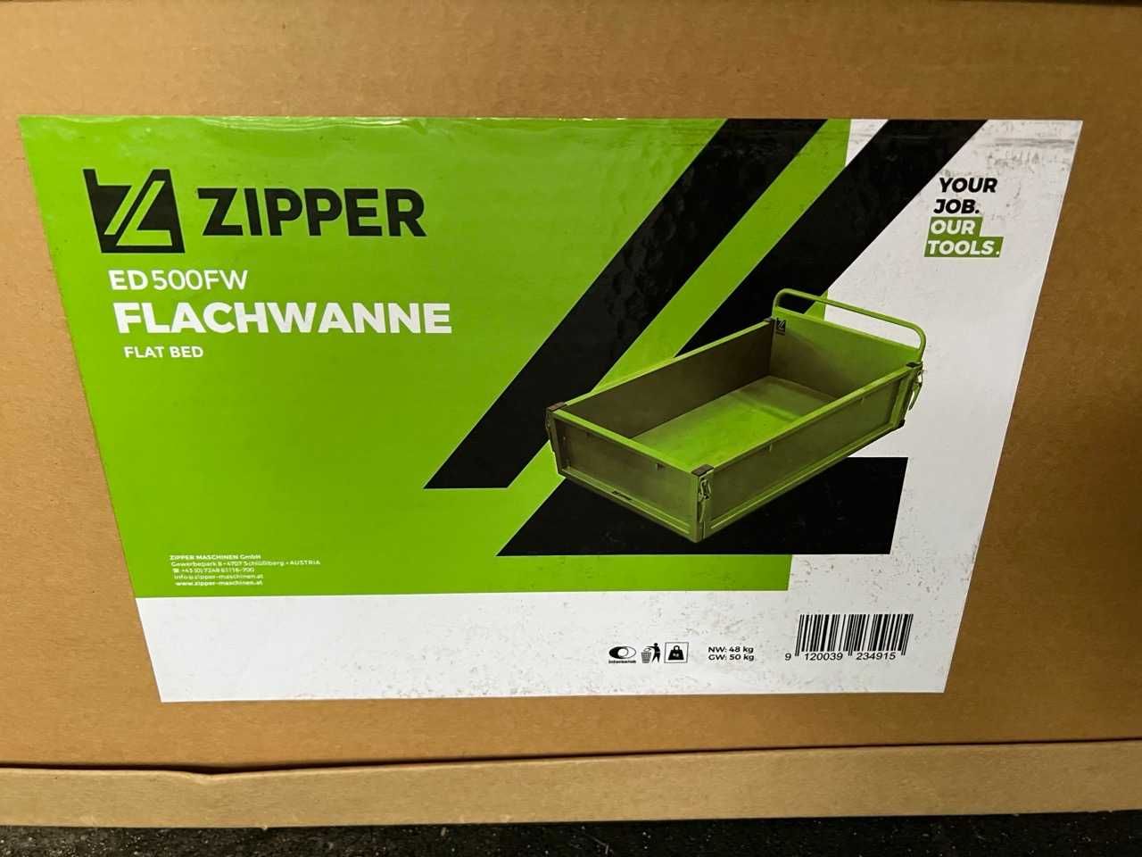 Wozidło Elektryczne Zipper ZI-ED500 z kiprowaniem, platforma skrzynia