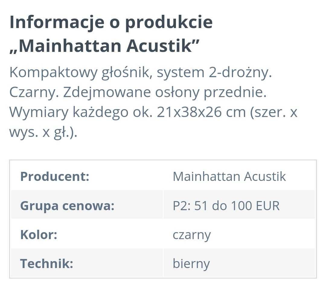 DIY Mainhattan Acustik