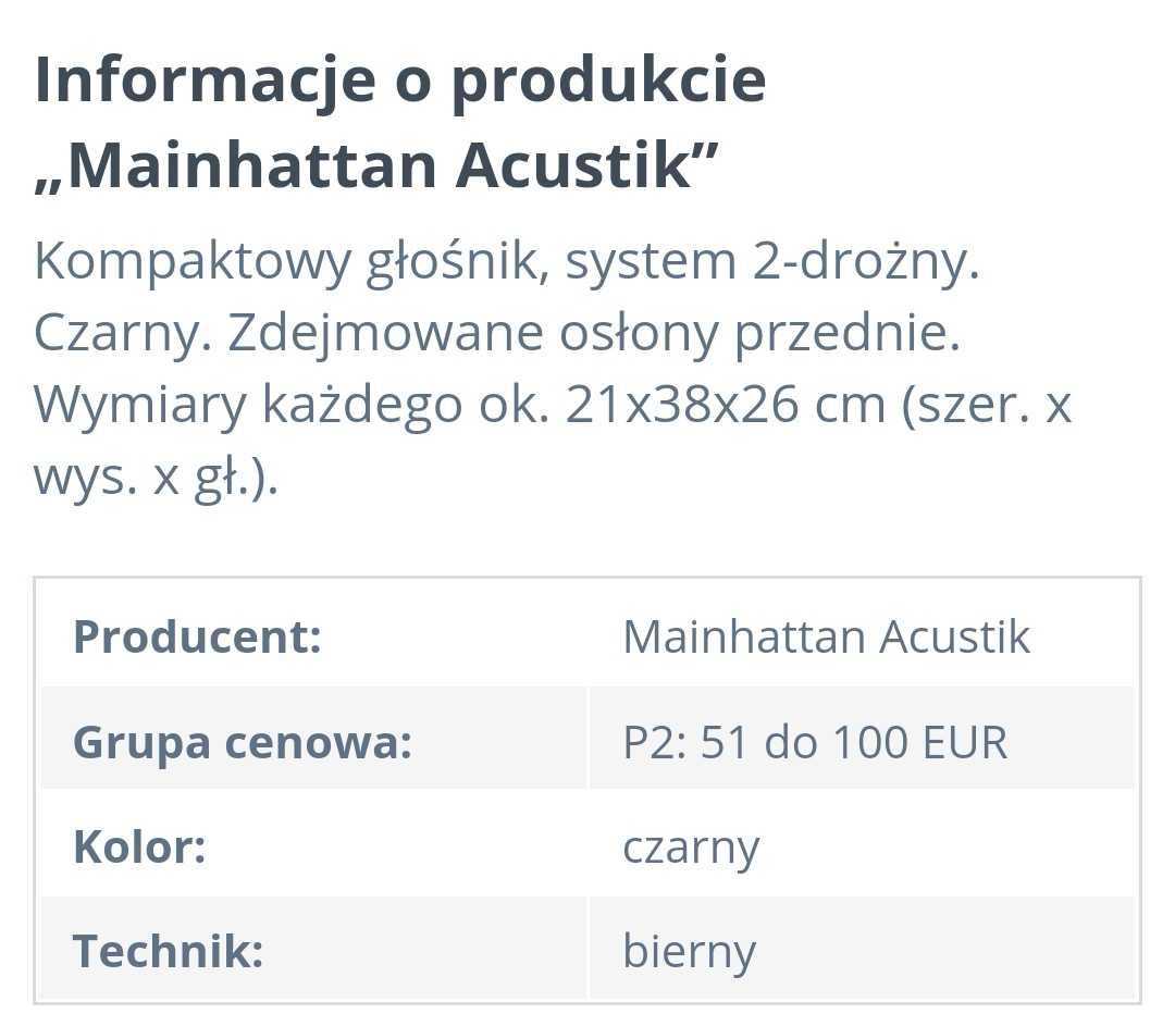 DIY Mainhattan Acoustik