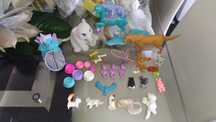 Animais, comedouros, ossos da barbie desde 1€ cada
