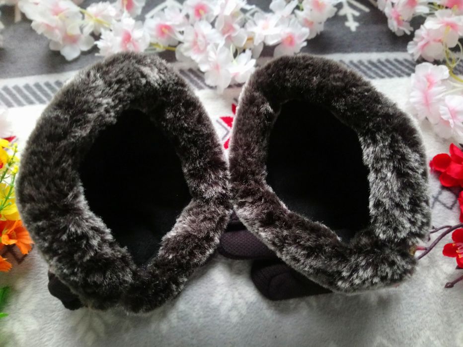 Nowe męskie rekawice zimowe ocieplane zamszowe, ocieplane XL