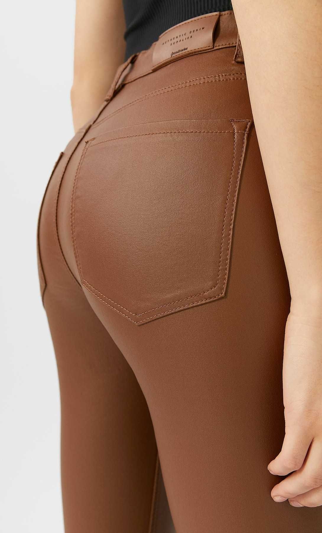 Calça ecopele push-up (caramelo) NOVAS POR ESTREAR