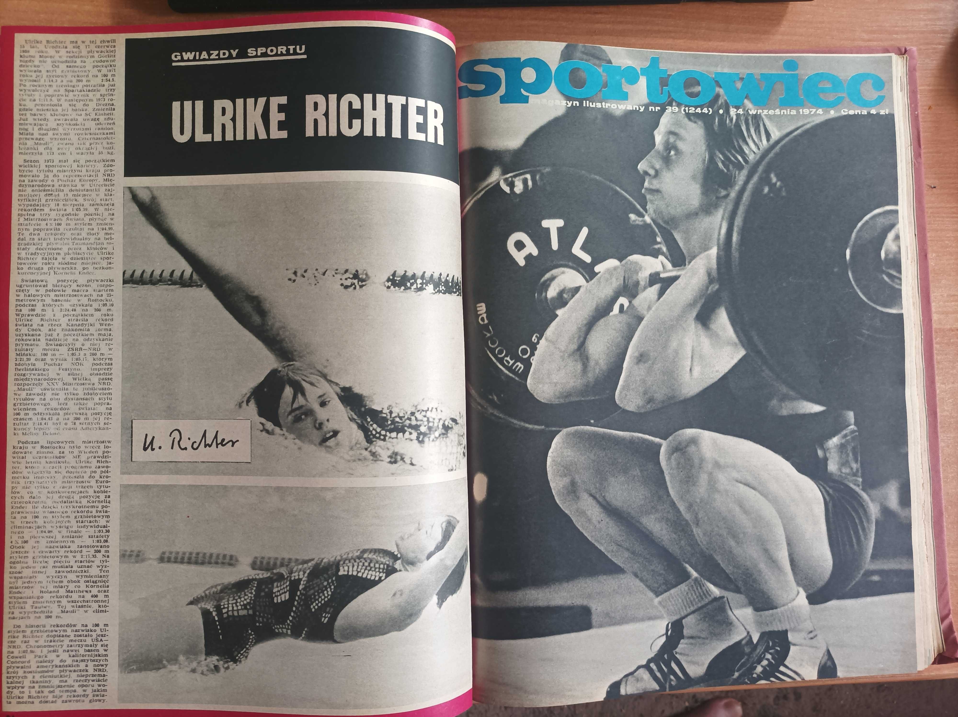 Tygodnik "Sportowiec" - rocznik 1974