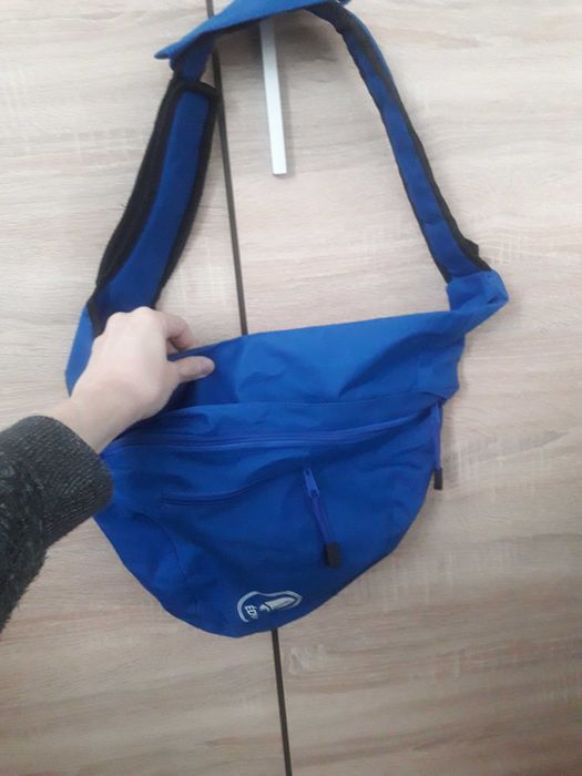 барсетка  сумка синяя