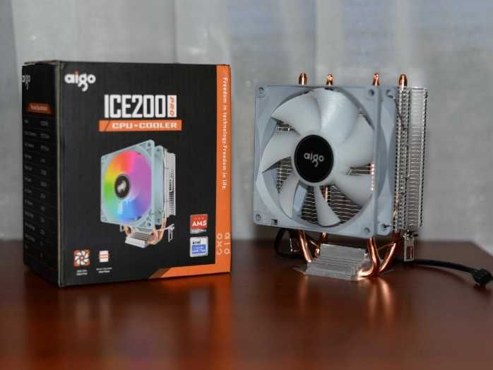 Cooler dissipador RGB fixo ICE200 Amd Intel novo
