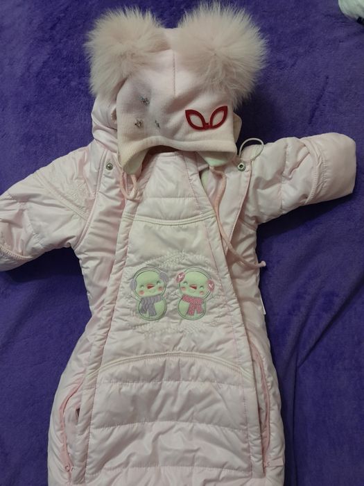 Зимовий конверт на дівчинку