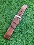 Pasek do zegarka skóra naturalna, szerokość 22 mm, handmade, nowy
