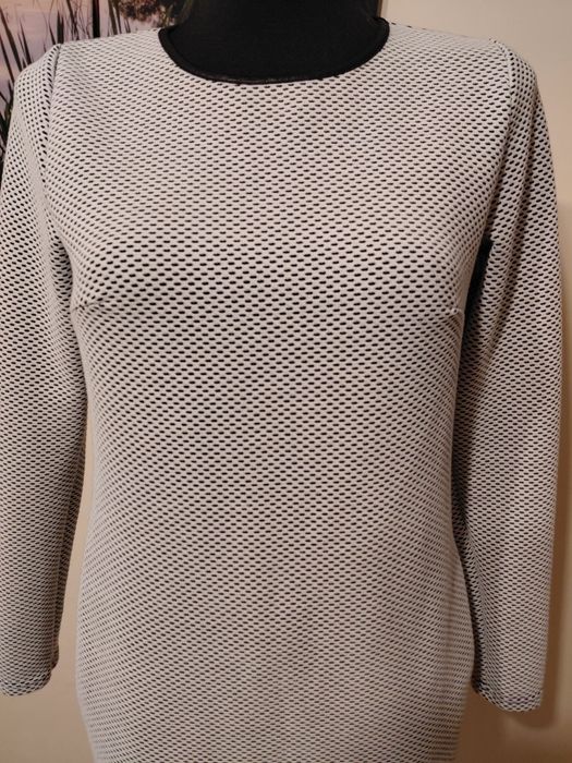 Sukienka damska z długim rękawem,  rozmiar M/L