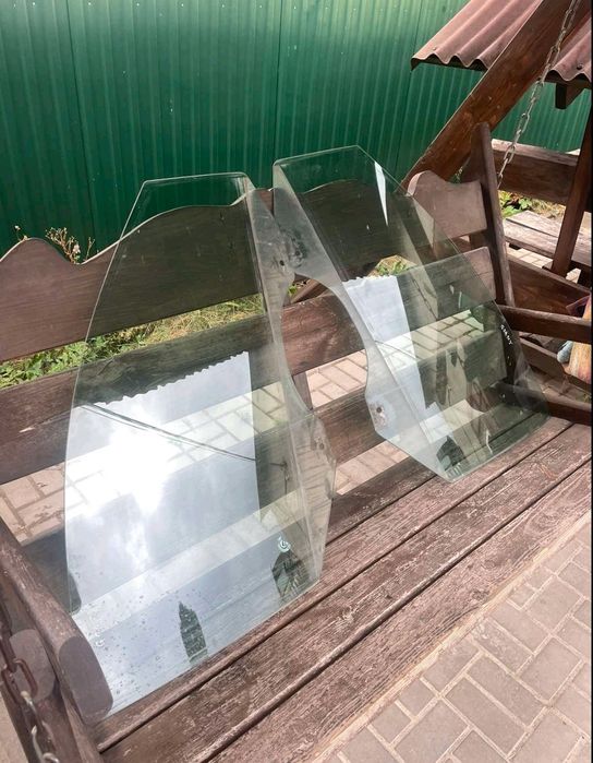 Додж Джорні Dodge Journey 2015 стікла 3 шт два передніх і заднє ліве 1