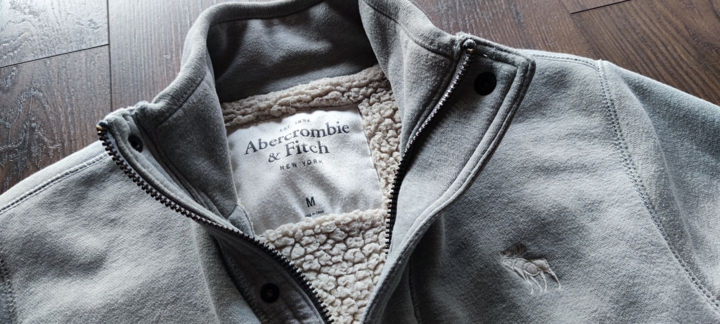 Abercrombie and Fitch kurtka bluza z misiem M