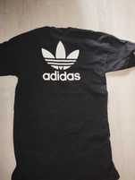 Sukienka czarna T-shirtowa Adidas