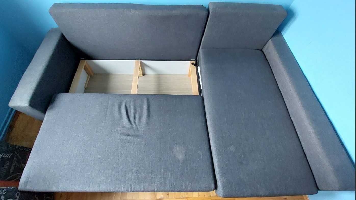 Narożnik kanapa rozkładana - używana