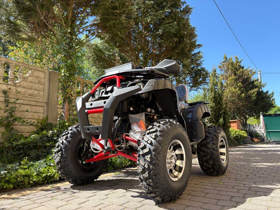Duży QUAD 250 cc HUMMER PRO Ledy Hak Duża Rama XXL Raty dostawa