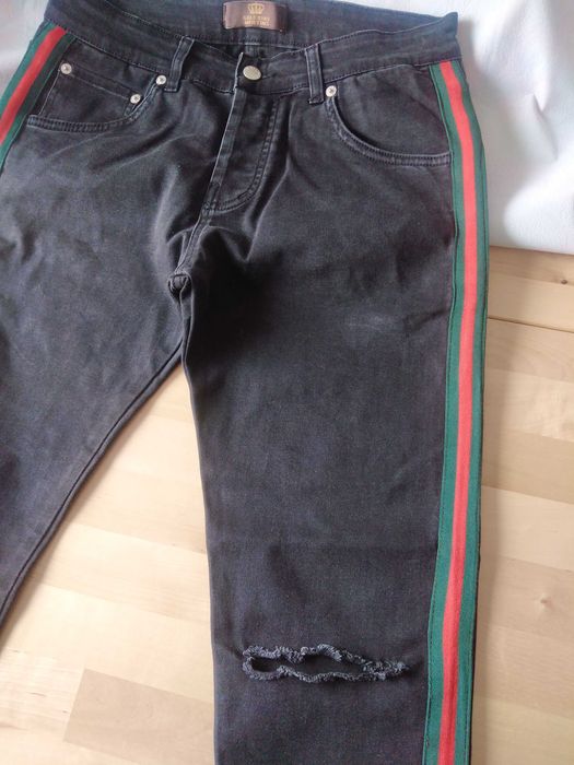 Calças Skinny pretas homem