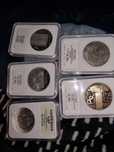 Monety srebrne 20zl pr.925 grading PCG i ECC.Rzadsze sztuki!.