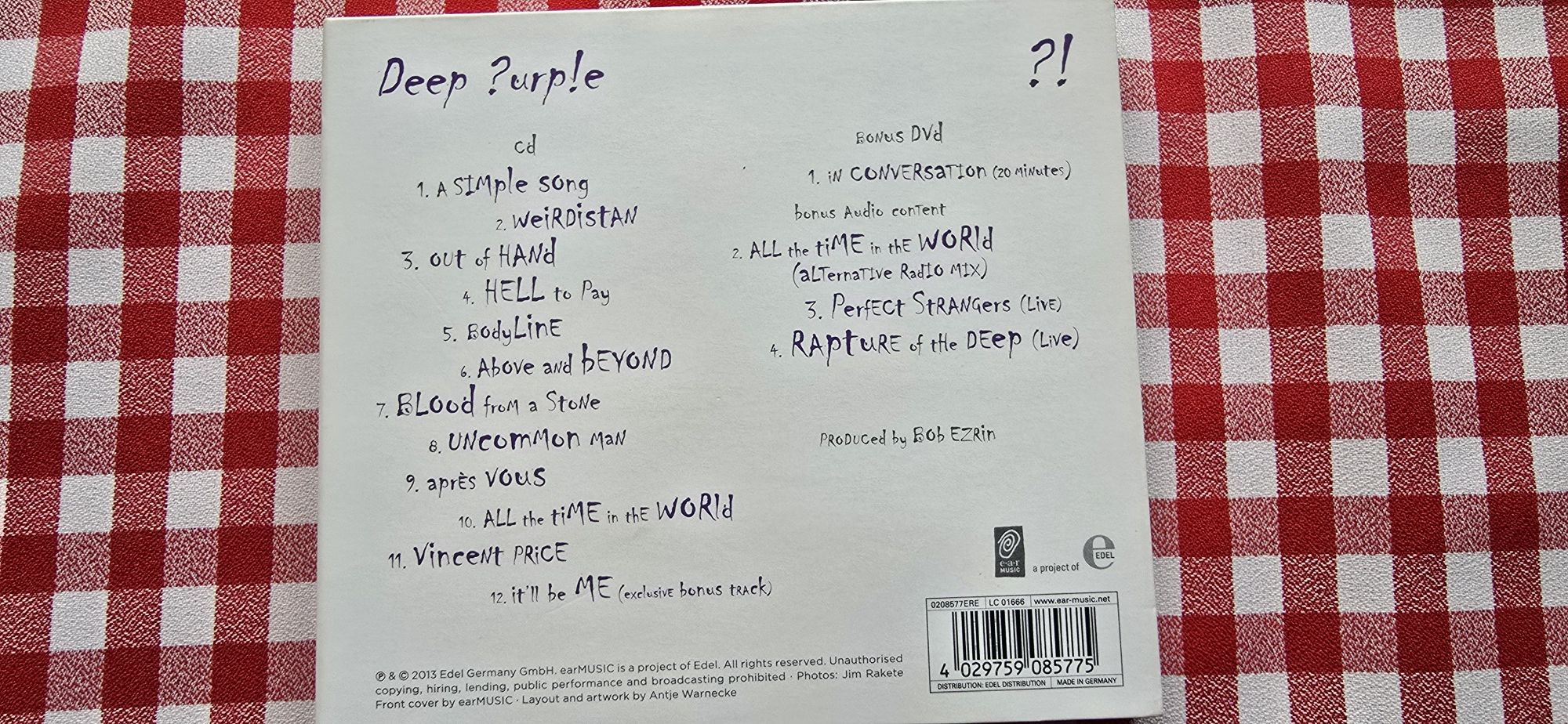 Deep Purple Now What Cd +Dvd Bonus Superstan