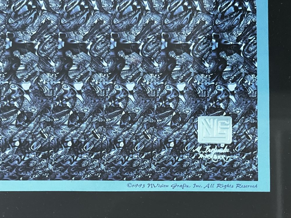 Quadro 3D original dos anos 90