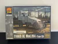 French AC mod.1914 ed CSM 1/35 model do sklejania