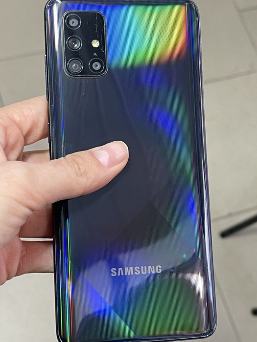 Мобільний телефон Samsung Galaxy A71 6/128GB NFC швидка зарядка
