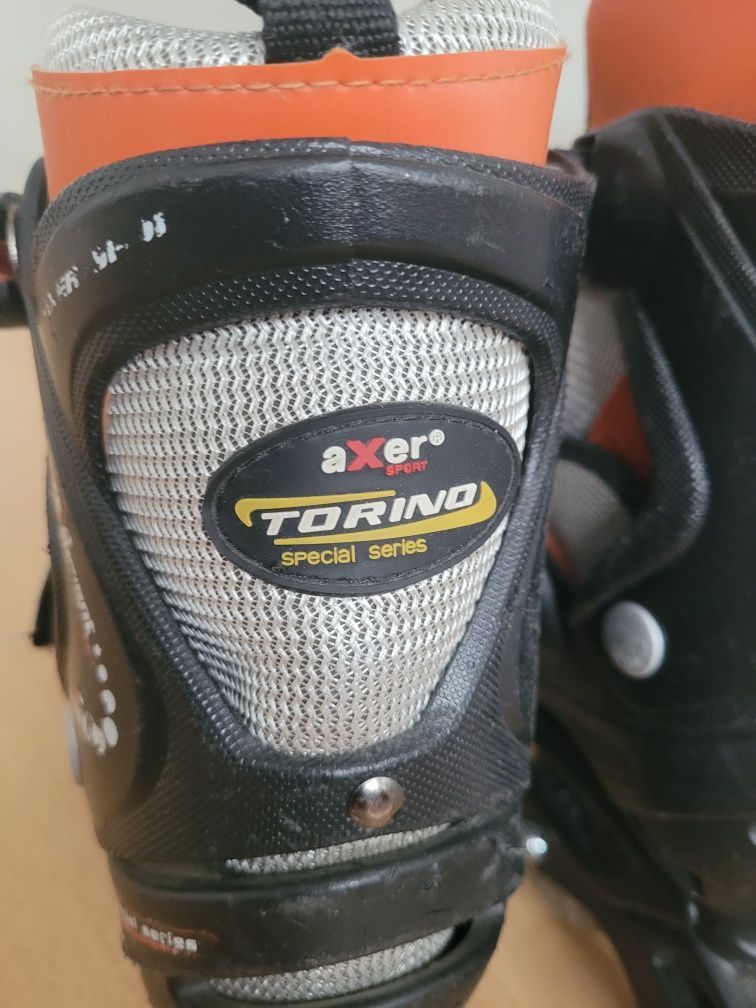 Rolki regulowane Torino Orange Axer Sport (rozmiar 32-35)
