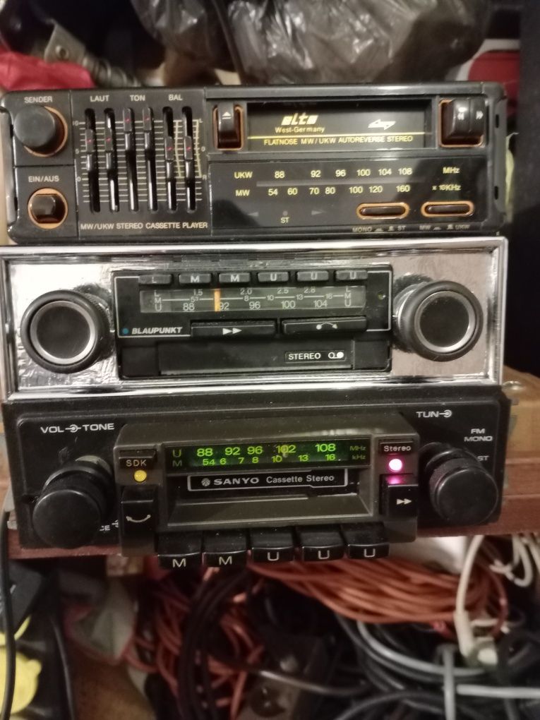 Radio samochodowe stare vintage