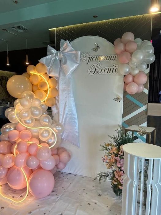 Фотозона на свято кульки