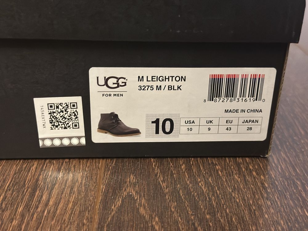 Ugg Leighton 3275m brown чоботи весна