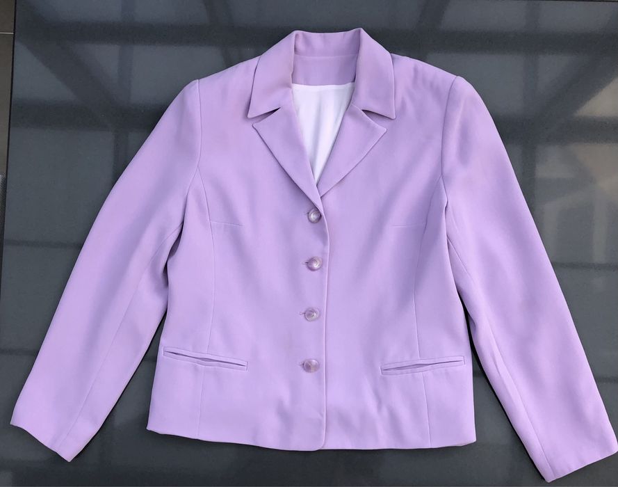 Marynarka damska kolor liliowy L/XL stan idealny.
