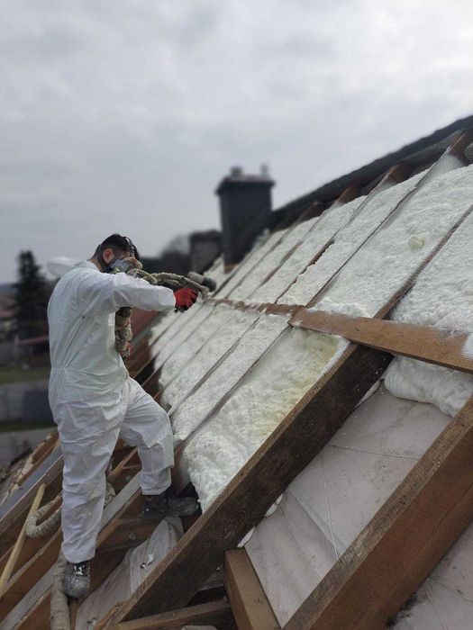 Piana PUR,Ocieplanie pianą PUR, , poddasza, pianowanie