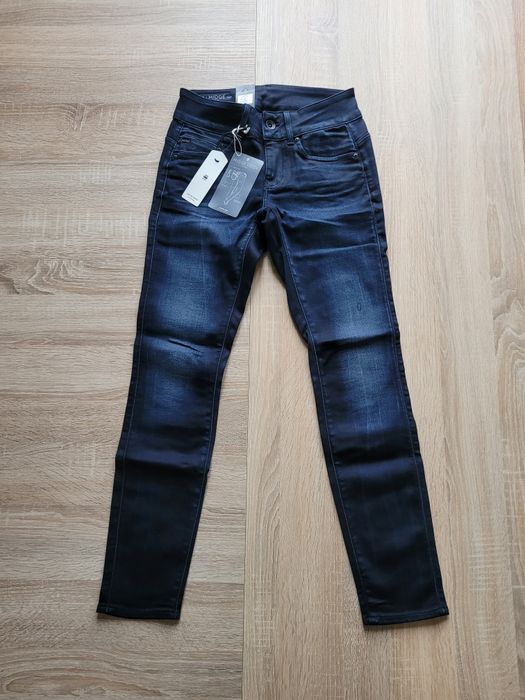 W27 L28 XS S G-Star Raw midge cody mid skinny spodnie damskie jeansy