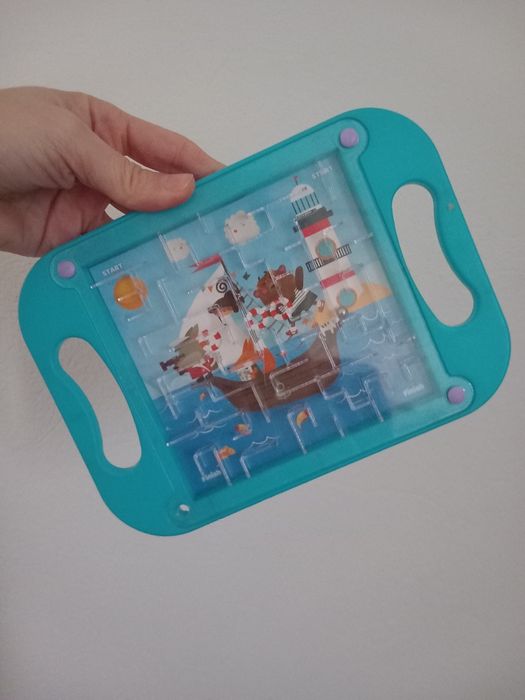 2w1 dwie zabawki tablet LED i labirynt zabawa na dlugie godziny komple