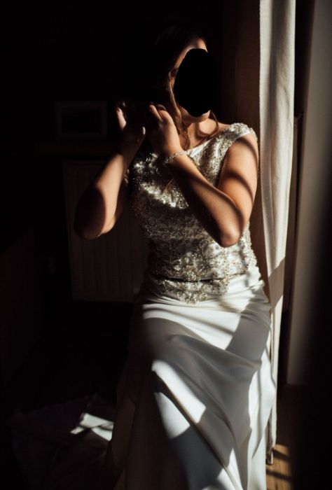 Suknia ślubna w stylu Glamour.