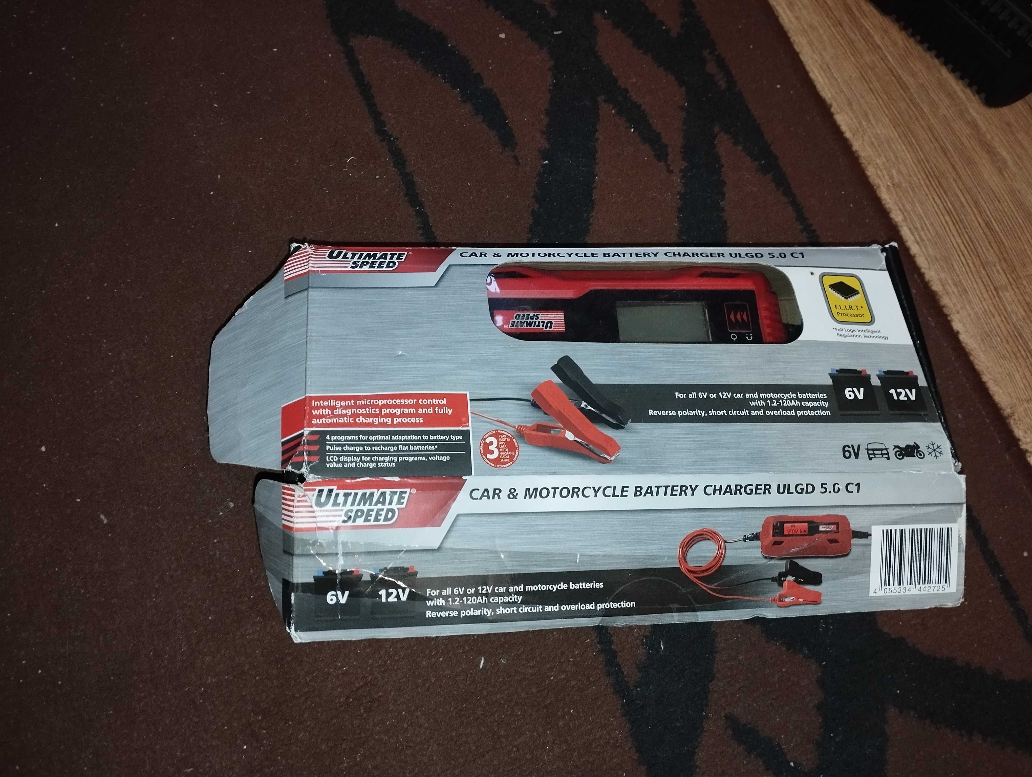 Prostownik Ładowarka do akumulatorów 6V 12V Ultimate Speed ULGD 5.0 C1