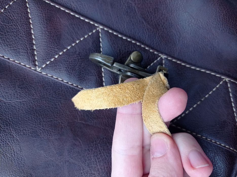 Сумка кожаная женская, почтальонка