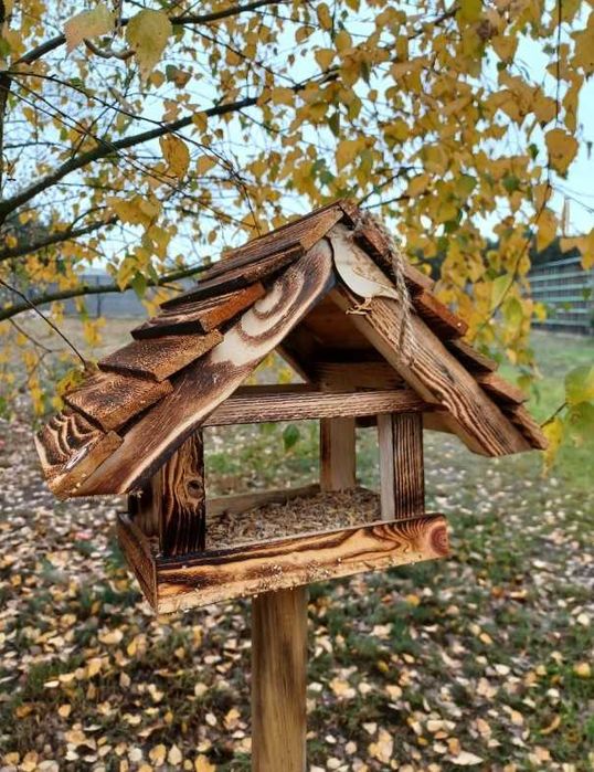 Karmnik dla ptaków budka dekoracja ogród taras dom