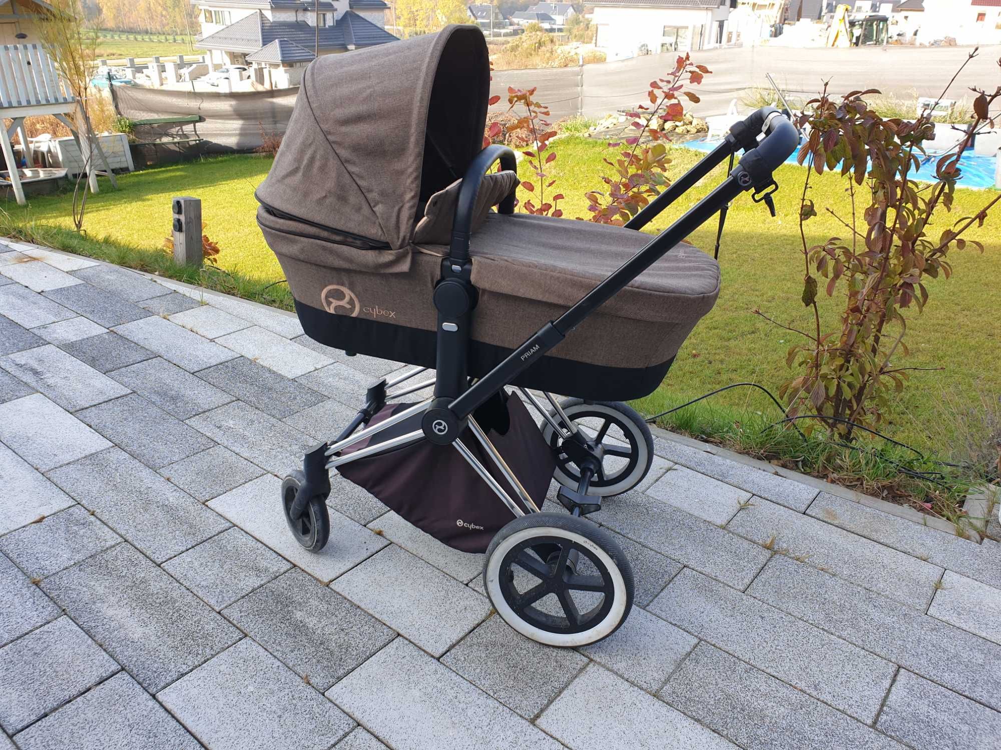 Cybex Priam zestaw 2w1 plus dodatki