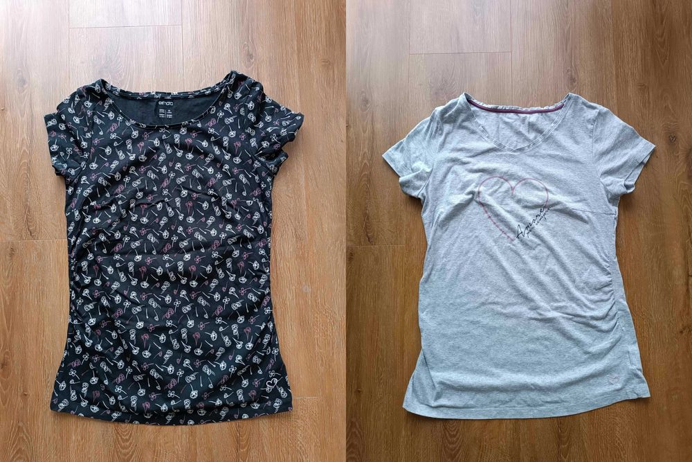 Bluzki ciążowe 2 sztuki