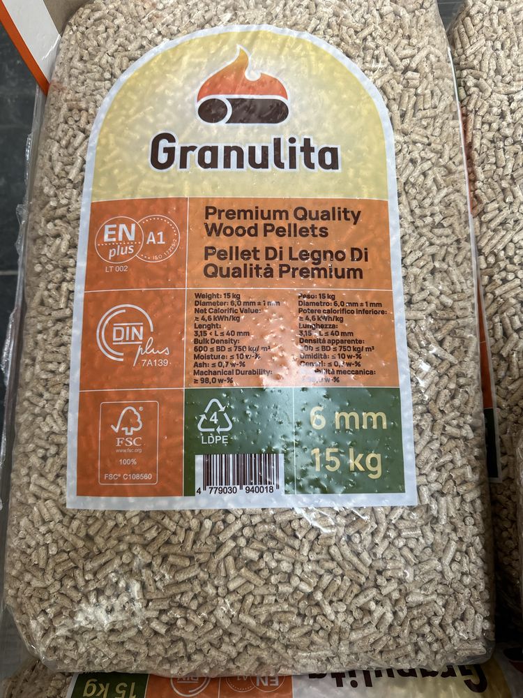 Pellet Sosnowy Granulita z Certtfikatem