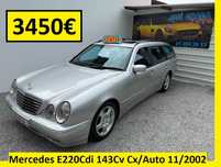 Mercedes E220Cdi 2.2Cdi 143Cv Cx/Auto 11/2002