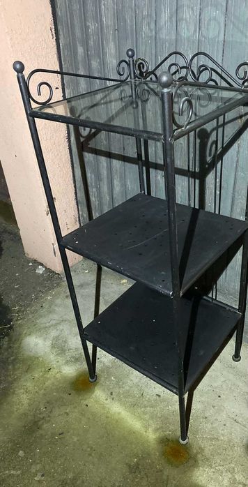 metalowa etażerka, stojak, kwietnik , stolik ikea rönnskär