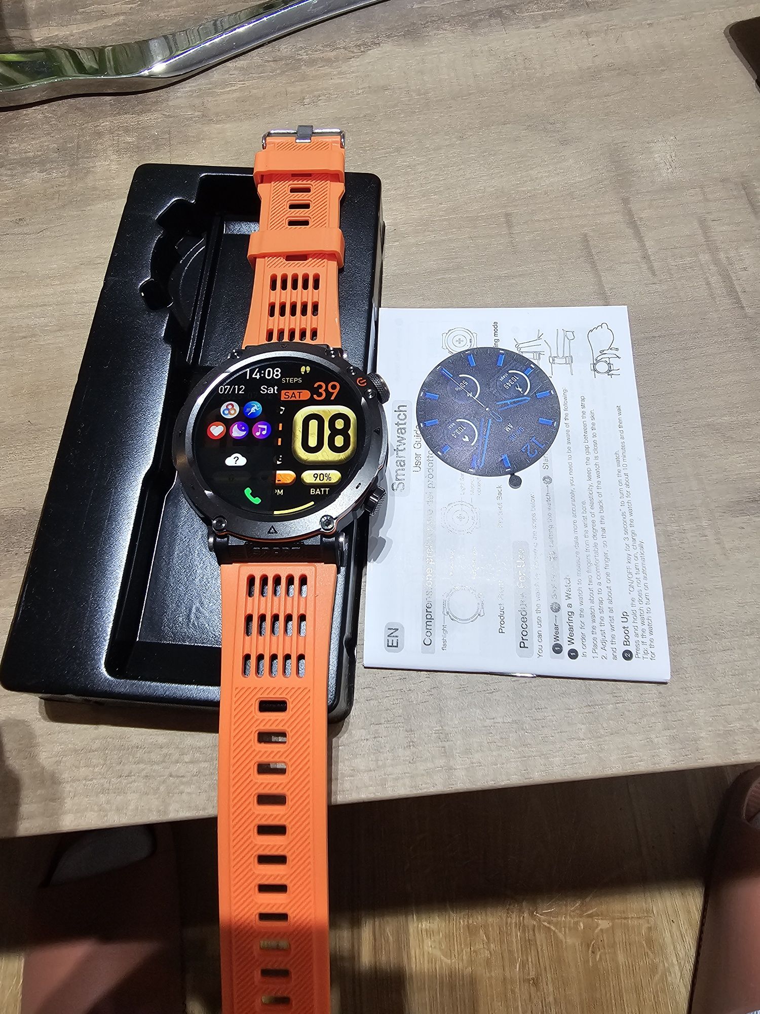 Zegarek sportowy led android LCD GPS